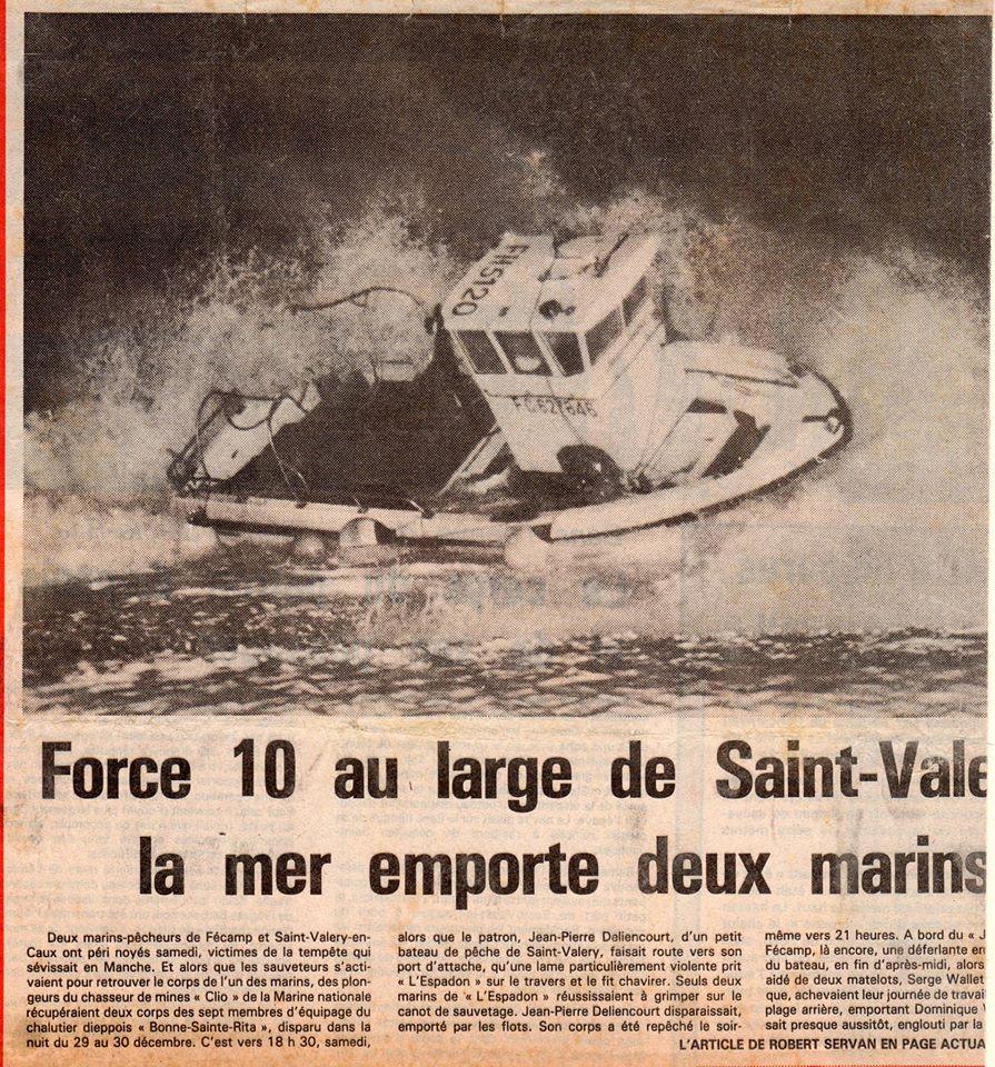 L espadon fc naufrage 12 1985